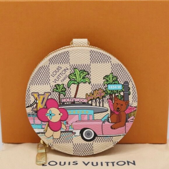 LOUIS VUITTON Damier Azur Vivienne Porte Monnaie Ron Coin N60493 LV Auth ac3633 - Picture 11 of 16